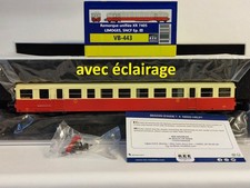 PROMO REE MODELES VB-443 Autorail Remorque Decauville XR7405 LIMOGES SNCF HO #60