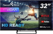 Smart TV Tech LED HD 32 Pouces 80cm 32H0V VIDAA connectée internet fire sound HR
