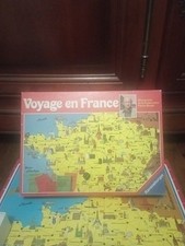 Jeu de société Voyage en France Pierre Bonte - Ravensburger 1983 Vintage 