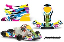 Autocollants Graphiques De Karting Pour KG Freeline Birel Cadet FLASHBACK