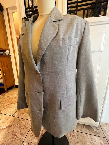 Veste tailleur pantalon gris - veste,