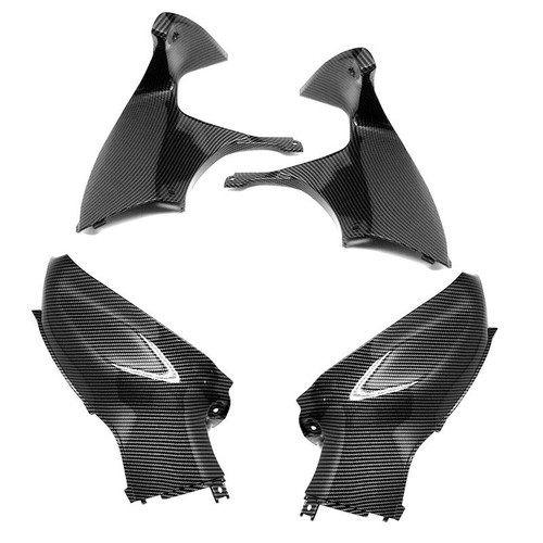 Carbon fiber look front upper - carbon,