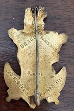 Corse 1939 Insigne Groupe Autonome Artillerie Coloniale version luxe Drago bér.