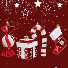 4x boules de noël ornement de