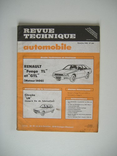 Revue technique rta renault - revue,