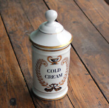 Pot à Pharmacie "Au pot de Galien" Porcelaine de Limoges COLD CREAM