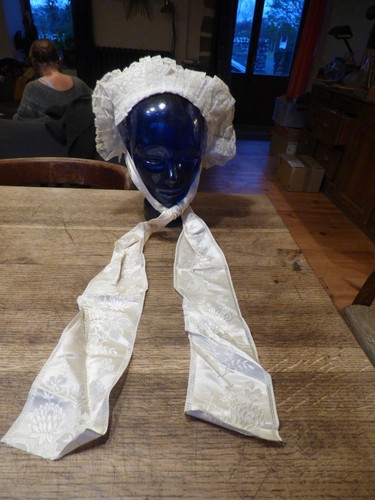 Ancienne coiffe bonnette - coiffe, en