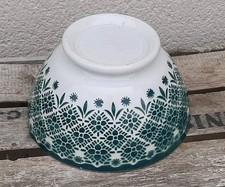 SUPERBE GRAND BOL ANCIEN OU PETIT SALADIER TERRE DE FER  DIAMÈTRE 20.5 CM