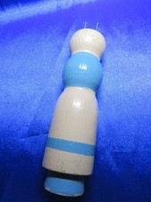 ANCIEN TRICOTIN en bois peint, French Knitter Tool