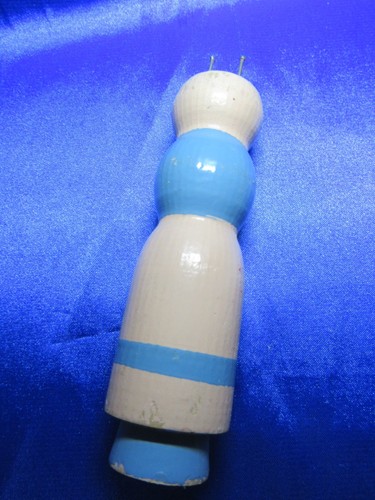 Ancien tricotin bois - en,