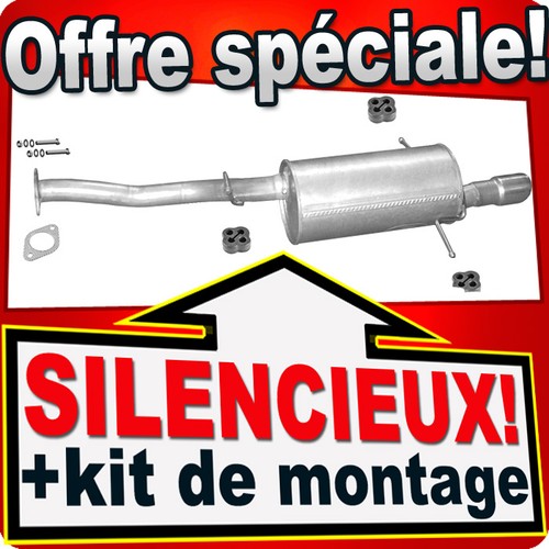 Silencieux arriere pour subaru - arriere,