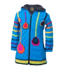 Art & Magie Veste Lutin Enfant Coloré avec Capuche Zip Goa Psy