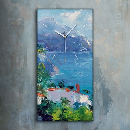 Horloge décorative sur toile
