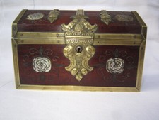 Ancien coffre en bois  Asie ,Japon Chine 19ième siècle