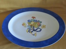 Grand plat de service ovale en