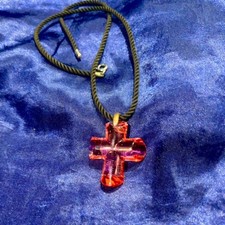 Collier croix Baccarat Eden