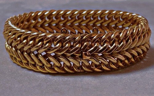 Bracelet plaqué galvanisé - or,