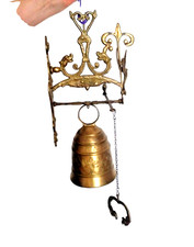 Cloche murale bronze style - murale,
