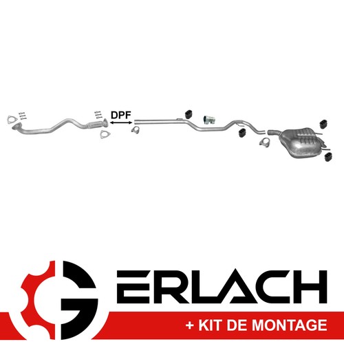 Echappement silencieux pour