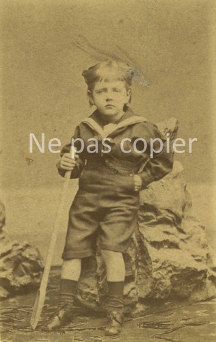 Garcon 1879 cdv costume marin - 1879,