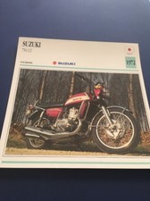 Suzuki 750GT 1972 750 GT GT750 buffalo Carte moto Collection Atlas Japon