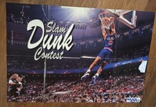 Affiche Poster NBA Basket Ball Vintage Slam Duke contest  verso Michael Young