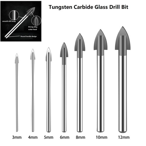 Drill bit verre tuile incliné - verre,