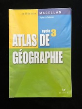 ¤ Livre d'école - ATLAS DE GÉOGRAPHIE - Cycle 3 - Hatier - 2008