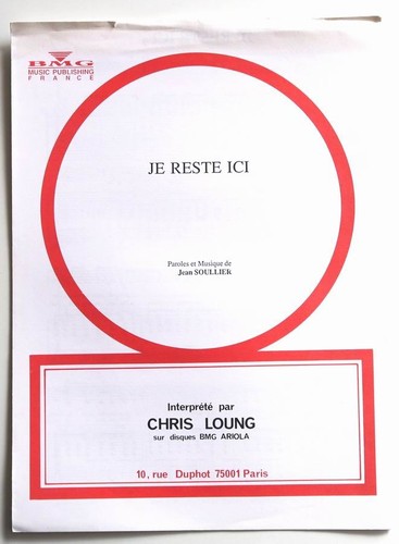 Partition sheet music chris - sheet,