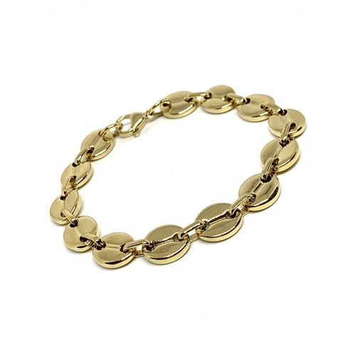 Bracelet acier grain café - de,