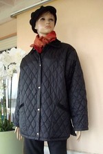 VESTE DOUDOUNE NOIRE NEUVE MOLLETONNÉE DE MARQUE  BLANCHE PORTE T 42/44