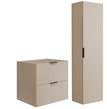 Ensemble sous-lavabo suspendu