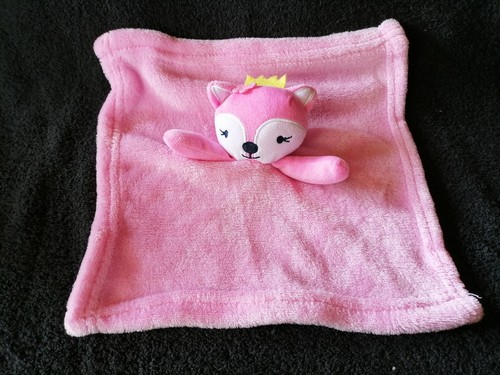 Doudou plat rose chat - /, renard
