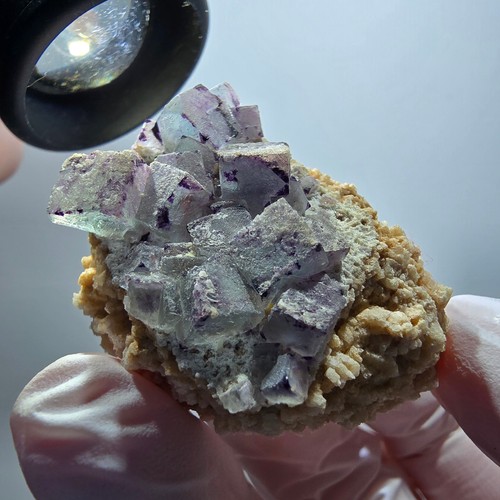Rare cube fluorite - cube, de