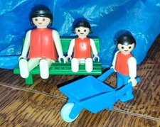 Playmobil Femme Brune vintage