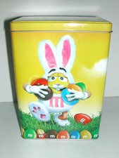 * M&M'S BOÎTE A M&M'S 2014 LAPIN CACAHUETE JAUNE 13 x 18 x 8 cm