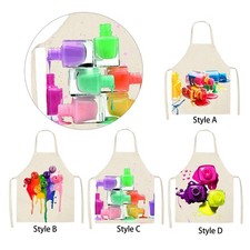 Tablier pour Nail Art et Coiffure, Tablier D'artiste pour Manucure et Peinture