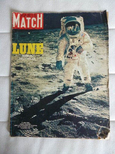 Paris match lune 1969 - paris,