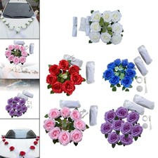 Décoration de voiture de mariage décoration de voiture de mariée rubans