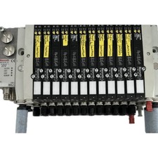 REXROTH BDC-B-DP_32  bloc distributeur pneumatique+ 12x Valves REXROTH 0 820 055