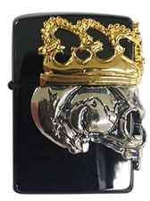 Briquet Zippo Huile Crâne