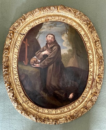 Ancien tableau religieux xvii - religieux,