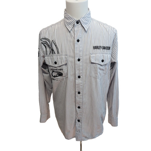 Chemise harley davidson gris - chemise,