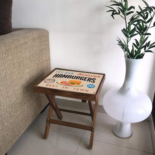 Table appoint pliante - table, en