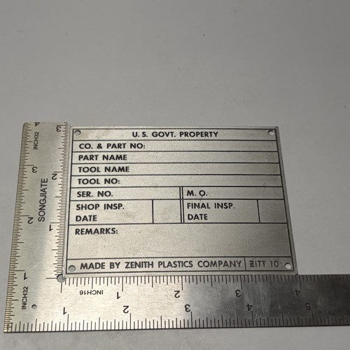 Vtg zenith plastics s - zenith, u.s