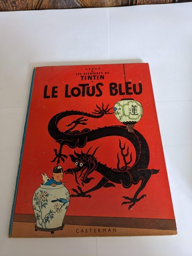Tintin lotus bleu - tintin, b35