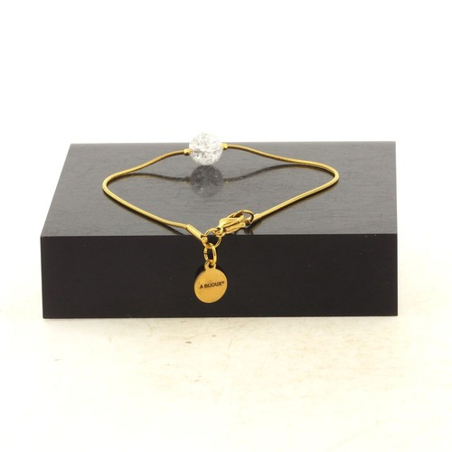 Bracelet acier doré - acier,