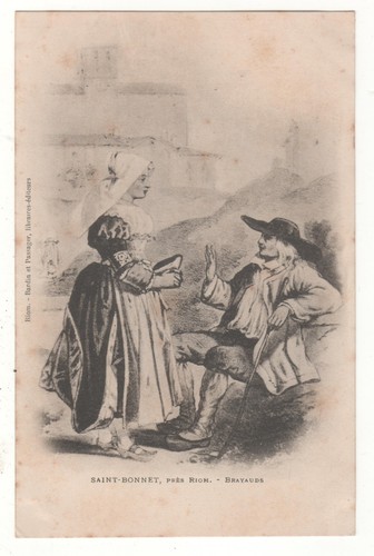 Rare cpa saint bonnet - 63, saint-bonnet