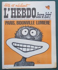 HARA KIRI HEBDO N° 50 - 12 JANVIER 1970 REISER WOLINSKI GÉBÉ CAVANNA CABU