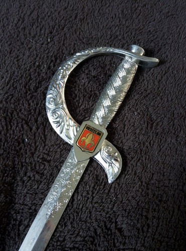 Coupe papier métal épée - papier,